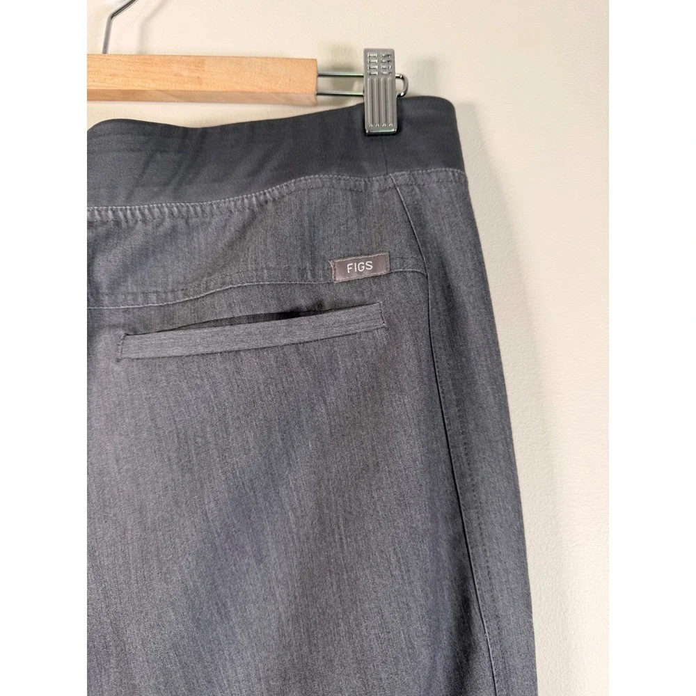Figs Technical Collection T2001 Grey Cargo Scrub Pants Mens Large L Heathered